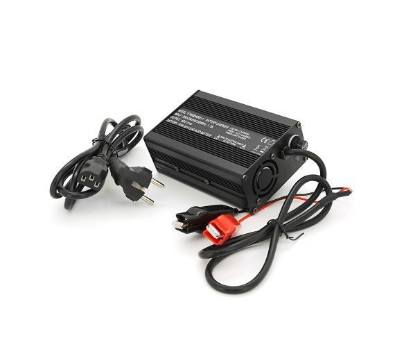 Зарядний пристрій для акумуляторів AGM 60V, 4A, + крокодили, 135x90x50mm U_36878 фото