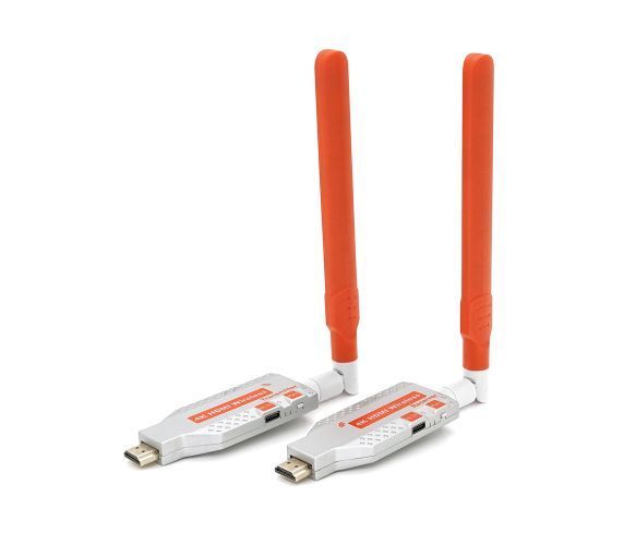Одноканальный активный удлинитель HDMI сигнала по WIFI 4К150 . Дальность передачи: до 150 метров, 4К U_27144 фото