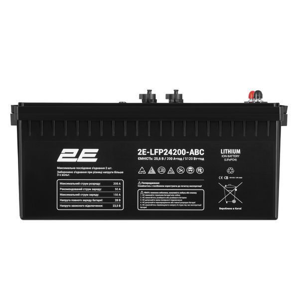 2E Акумуляторна батарея LFP24, 24В, 200А&bull;рік, ABC 8S RC_2E-LFP24200-ABC фото