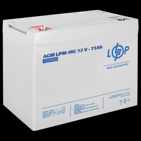 Аккумулятор мультигелевый LPM-MG 12V - 75 Ah LP_13634 фото
