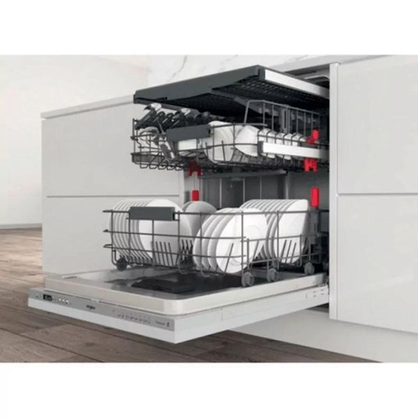 Посудомоечная машина Whirlpool встроенная, 14компл., A+++, 60см, дисплей, инвертор, 3й корзина, белая RC_WIC3C33PFE фото
