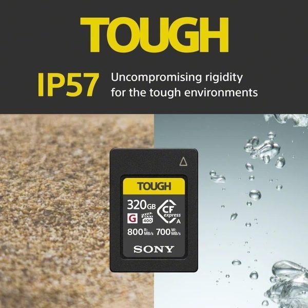 Карта памяти Sony CFexpress Type A 320GB R800/W700 Tough RC_CEAG320T.SYM фото