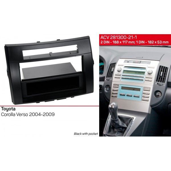Переходная рамка Toyota Corolla Verso ACV 281300-21-1 AV_281300-21-1 фото