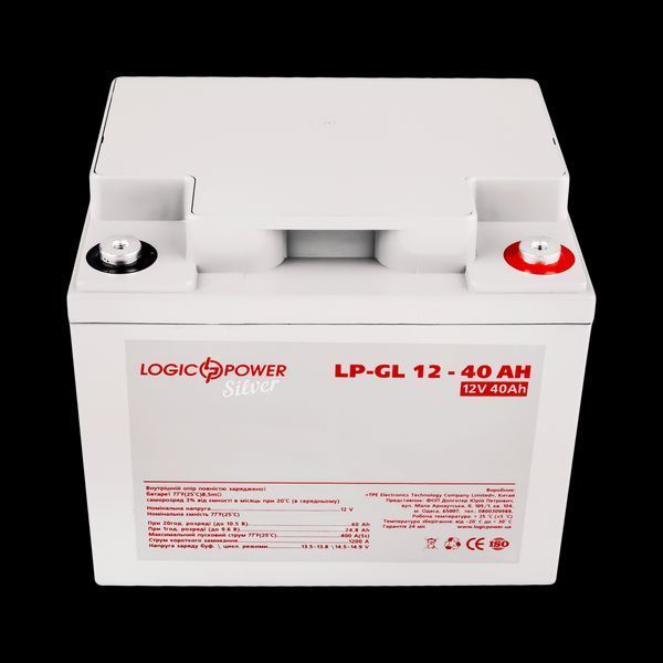 Аккумулятор гелевый LP-GL 12V - 40 Ah Silver LP_2321 фото