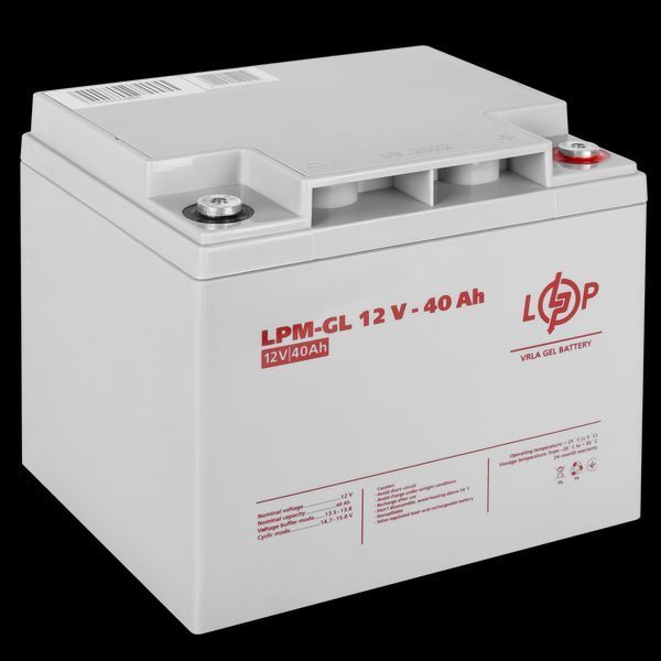 Акумулятор гелевий LPM-GL 12V - 40 Ah LP_4154 фото
