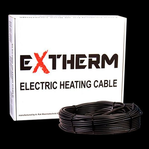 Нагрівальний кабель двожильний Extherm ETС ECO 20-2500 LP_14798 фото