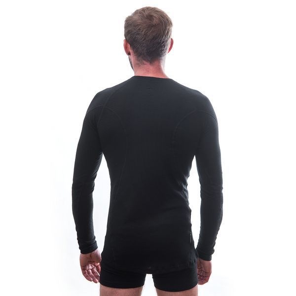Термофутболка чоловіча Sensor Merino DF LS black 15100021, SM11M-black-XXXL TM_SM11M-black-S фото