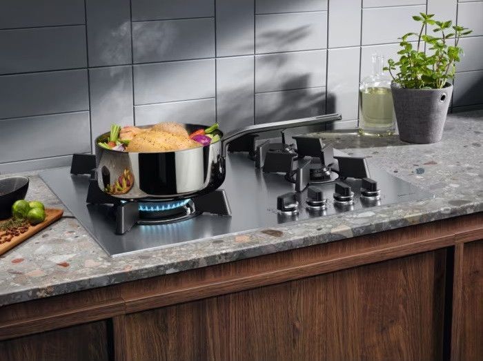 Electrolux Варильна поверхня газова, 60см, чавун, нерж RC_KGU643723Z фото