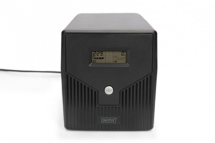 Джерело безперебiйного живлення Digitus Line-Interactive, 2000VA/1200W, LCD, 4xSchuko, RJ45, RS232, USB RC_DN-170076 фото