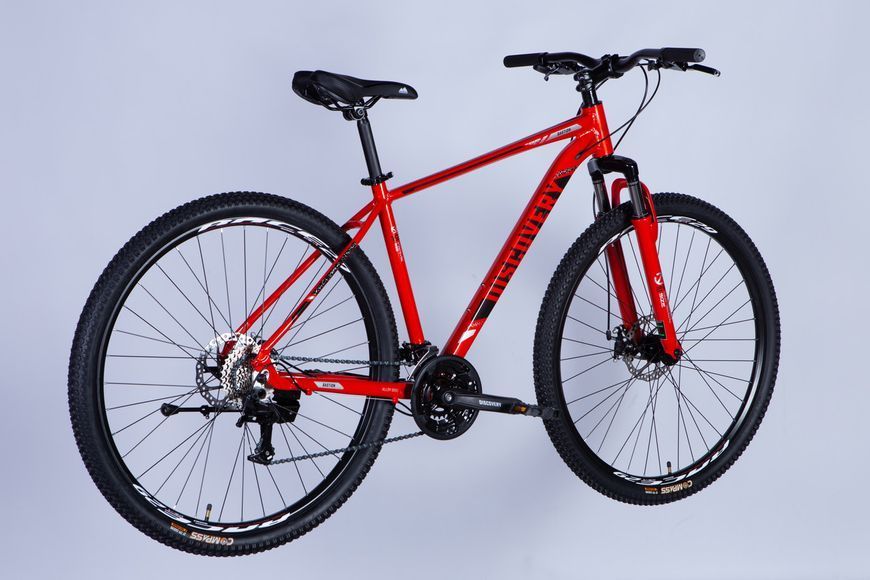 Велосипед AL 29" Discovery BASTION DD CS рама-19" красно-черный 2025 VT_OPS-DIS-29-201 фото