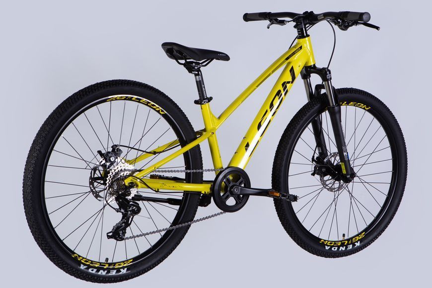 Велосипед AL 26" Leon SUPER JUNIOR DD CS рама-13" жовтий з чорним 2025 VT_OPS-LN-26-110 фото