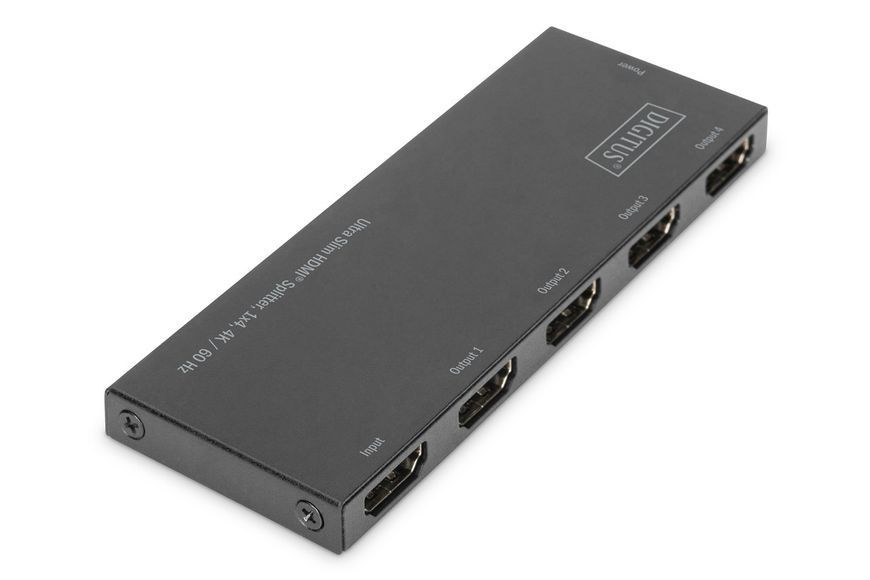 Digitus Відеоспліттер HDMI (INx1 - OUTx4), 4K, Ultra Slim RC_DS-45323 фото
