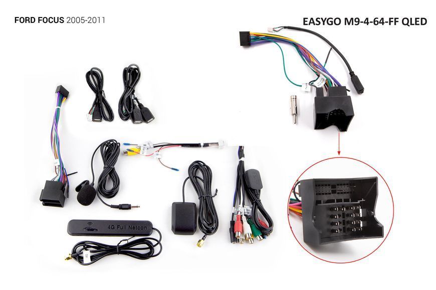 Штатная автомагнитола EasyGo M9-4-64-HSYF QLED Hyundai Sonata (YF) 2010-2014 MA_M9-4-64-HSYF QLED фото