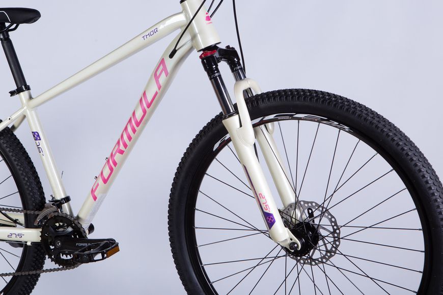 Велосипед AL 27.5" Formula THOR DD CS рама-16" біло-рожевий 2025 VT_OPS-FR-27.5-268 фото