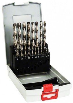 Набір свердел по металу Bosch HSS-G ProBox, 19шт, 1-10мм, кейс RC_2.608.587.013 фото