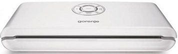 Вакууматор Gorenje для пакетів, 120Вт, 30см, електронне керування, +10 пакетів, пластик, білий RC_VS120W фото
