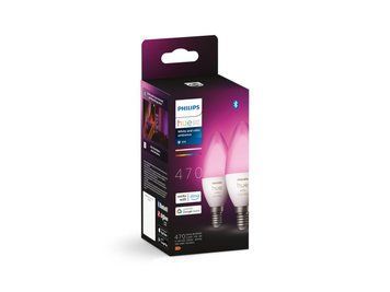 Лампа розумна Philips Hue E14, 5.3W (40Вт), 2000K-6500K, RGB, ZigBee, Bluetooth, димування, 2шт RC_929002294205 фото