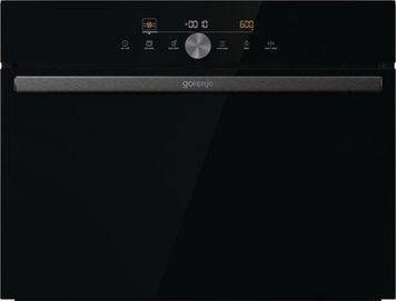 Духова шафа Gorenje електрична компактна, 50л, A+, дисплей, ф-ція мікрохвиль, чорний RC_BCM4547DG фото