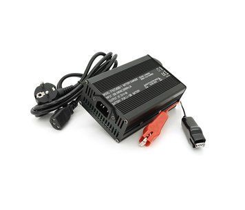 Зарядний пристрій для акумуляторів Li-ion 67.2V4A+ крокодили 135x90x50mm U_36879 фото