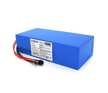 Акумуляторна батарея літієва QiSuo 48V 18A з елементами Li-ion 18650, DC: 5.5x2.1мама + роз'єм T-2HQмама U_29629 фото