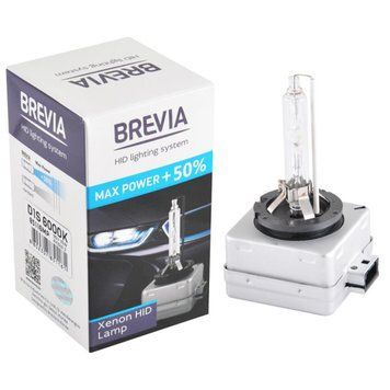 Ксенонова лампа Brevia D1S +50%, 6000K, 85V, 35W PK32d-2, 1шт LI_85116MP фото