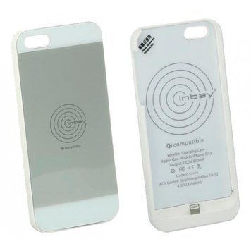 Чехол для беспроводной зарядки ACV 240000-20-01 Inbay для iPhone 5/5S white AV_240000-20-01 фото