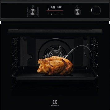 Духова шафа Electrolux електрична, 72л, А+, пара, дисплей, конвекція, піроліз, ф-ція пароварки, RC_EOC6P77H фото