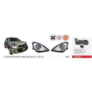 Фары доп.модель Nissan Micra 2013-16/NS-607/H11-12V55W/эл.проводка (NS-607) OL_52995 фото