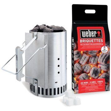 Набор для розжига гриля Weber (Стартер, Бруски, Брикети) 17631 GR_005893 фото