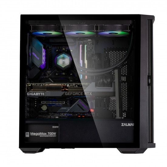 Корпус Zalman Z10, без БП, 2xUSB3.0, 1xUSB Type-C, 3x140мм, 1x120мм, VGA 395мм, LCS ready, TG Side Panel, RC_Z10 фото