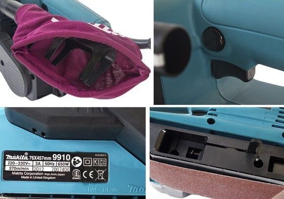 Шліфмашинка стрічкова Makita 9910 RC_9910 фото