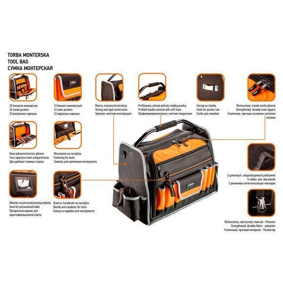 Сумка для инструментов NEO Tools 84-301 RC_84-301 фото