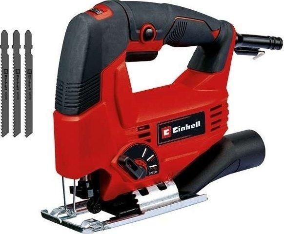 Лобзик електричний Einhell TC-JS 80/1 Kit 550Вт 1000-3000об в комплекті 3 полотна кейс. RC_4321157 фото