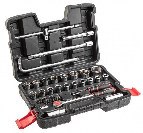 Набір головок торцевих Top Tools 1/4", 1/2", 47шт. RC_38D550 фото