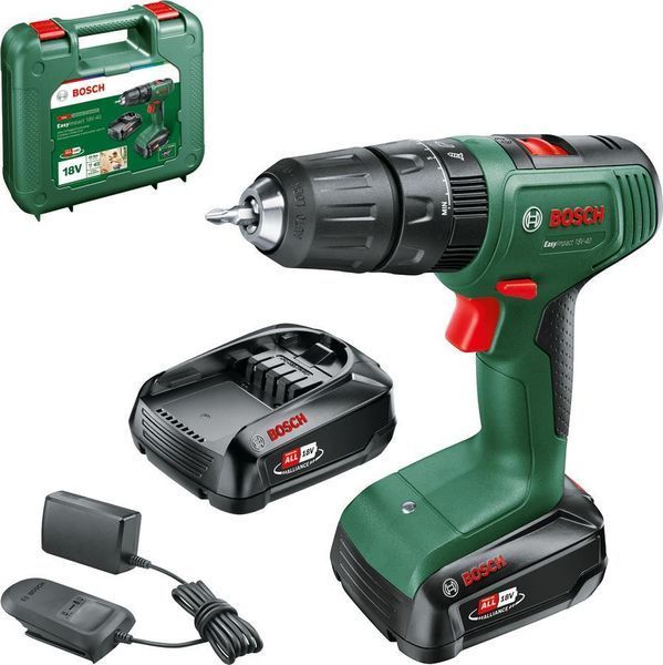 Bosch Шуруповерт-дрель аккумуляторная EasyImpact 18V-40 18В 2х2А&middot;час 20&middot;38Нм 0-430&middot;0-1630об&middot;мин кейс ЗП 1.4кг RC_0.603.9D8.108 фото