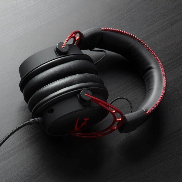 Гарнітура ігрова HyperX Cloud Alpha, mini-jack/dual 3.5мм, 1.2м/2м чорно-червоний RC_4P5L1AM фото