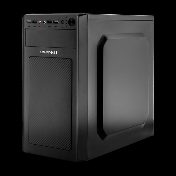Корпус Everest 6116 - 400w 12cm MATX, 2xUSB3.0+2xUSB2.0 LP_12831 фото