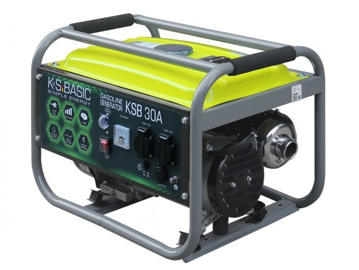 Генератор бензиновий Konner&Sohnen BASIC KSB 30A, 230В, 2.8кВт, ручний стартер, 36.2кг RC_KSB30A фото