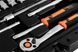 Набор инструментов Neo Tools, Набор торцевых головок, 46шт, 1/4" CrV, кейс RC_10-004 фото 6