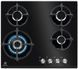 Electrolux Варильна поверхня газ на склі, 60см, чавун, чорний RC_KGG6437K фото 1