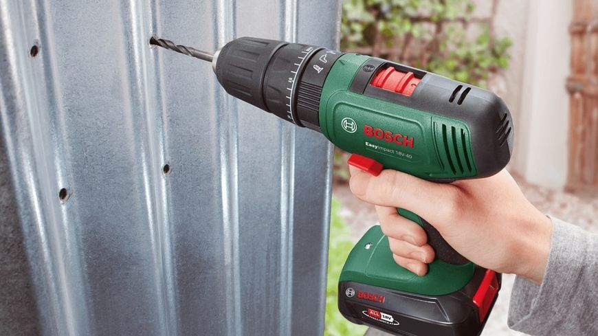 Bosch Шуруповерт-дрель аккумуляторная EasyImpact 18V-40 18В 2х2А&middot;час 20&middot;38Нм 0-430&middot;0-1630об&middot;мин кейс ЗП 1.4кг RC_0.603.9D8.108 фото
