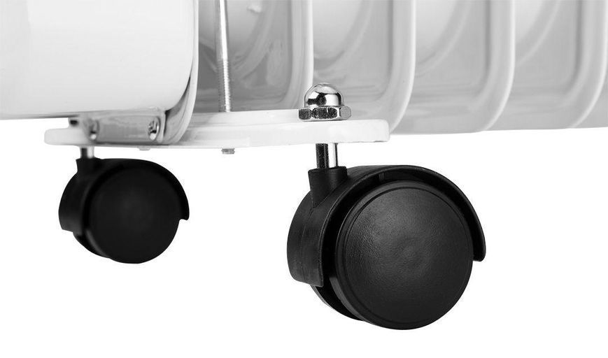 Tools Обігрівач масляний, 30м2, 2500Вт, хутро. упр-ня, 11 секцій, білий Neo RC_90-153 фото