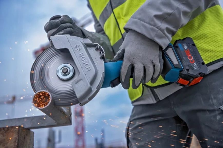 Bosch Шлифмашина угловая аккумуляторная GWS 182P 125 мм 18В 2800-9000об/мин без АКБ и ЗУ 1,7кг RC_0.601.9H6.L01 фото