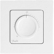 Терморегулятор Danfoss ICON DIAL, механический, 230V, 86X86мм, IN-WALL, белый RC_088U1000 фото