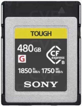 Карта пам'яті CFexpress Type B 480GB R1850/W1750MB/s Tough Sony RC_CEBG480T.CE7 фото