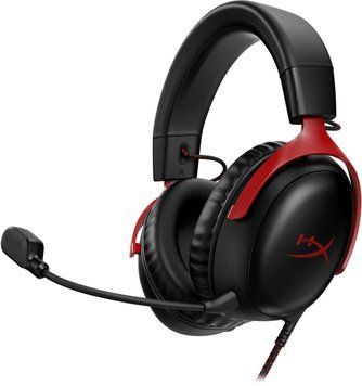 Ігрова гарнітура HyperX Cloud III, mini-jack/USB-A/USB-C, 1.2м/1.3м, чорно-червоний RC_727A9AA фото