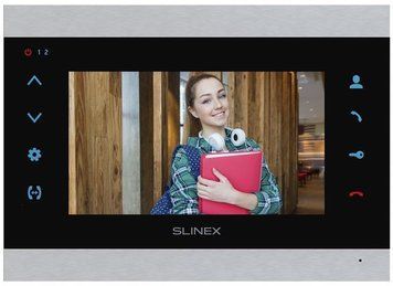 Видеодомофон Slinex SL-07N Cloud, IPS 7", детектор движения, переадресация, серебристый черный RC_SL-07N-CLOUD_S/B фото