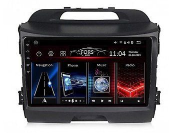 Штатна автомагнітола FORS.auto FS 2 ULTRA для Kia Sportage (2+32Gb, 9") 2010-2012 FA_FS-1719 фото