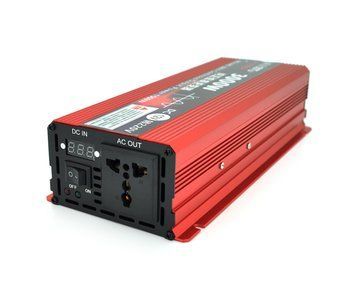 Інвертор напруги ST3000CP (DC:1500W) 12/220V з апроксимованою синусоїдою 1 універсальна розетка крокодили U_28535 фото