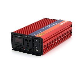 Інвертор напруги NV-2500 (1500Вт)+LCD, 12/220V, approximated, 1 універсальна розетка, клеми U_28417 фото